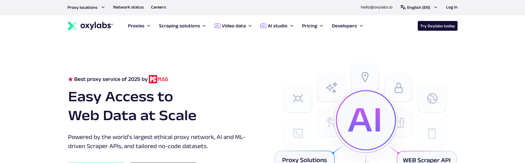 Oxylabs — Best for Enterprise Operations