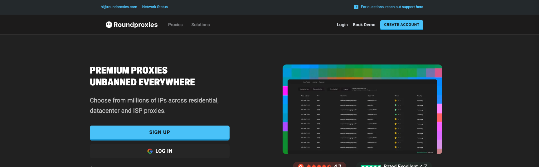 Roundproxies — Best All-Purpose Solution